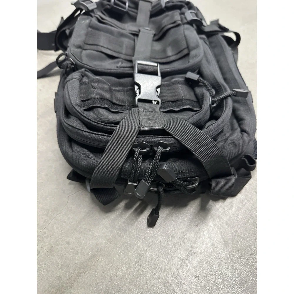 Condor Compact Assault Tactical Backpack Black MOLLE EDC Range Hiking Pack